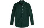 Зеленая мужская рубашка Polo Ralph Lauren, зеленый - фото
