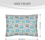 Pevtufa Наволочка с принтом совы, застежка конвертом Owl - фото 4