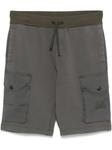 C.P. Company шорты карго Diagonal Fleece, серый - фото