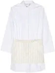 Многослойное платье мини REMAIN, белый - фото