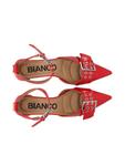 Туфли красного цвета Bianco - фото 5