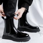 Ботинки Челси мужские черный Beidouniao - фото 10