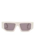 Off-White Eyewear logo-plaque солнцезащитные очки, белый - фото