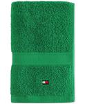 Современное американское полотенце для рук из однотонного хлопка, 40 см x 66 см Tommy Hilfiger Home, цвет kelly green - фото