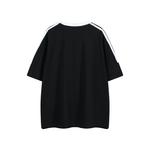 Футболка унисекс BOBBY ABLEY, черная (розовые полоски) - фото 3