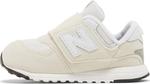 Детские кроссовки New Balance 574 NEW-B Hook & Loop, кремовый/белый - фото 3