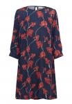Платье Kaffe BPCARLA, Midnight Red Flowers/Dark Blue - фото 5
