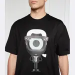 Футболка свободного кроя Karl Lagerfeld, черный - фото 3