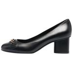 Туфли на высоком каблуке женские черные Ferragamo - фото