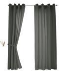 Штора Gardinenbox, 140x175 см, темно-серый - фото