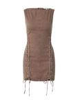 Мини платье Monki, Brown - фото