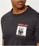 Футболка regular fit Replay, графитовый - фото 4