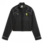 Куртка Puma Ferrari Premium WMN Racing bomber, черный - фото