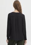 Блузка Oxmo с карманом на груди, черный - фото 3