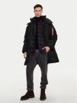Парка стандартной посадки Alpha Industries, черный - фото 2