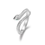 AKAK Серебряное кольцо Unisex Silver White - фото 6