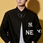 Футболка унисекс черная с логотипом MLB - фото 5