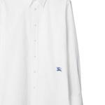 Рубашка мужская белая Burberry, белый - фото 6