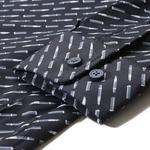 Рубашка с принтом HUGO BOSS, синий - фото 4