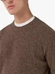 Пуловер с круглым вырезом Boggi Milano, коричневый - фото 5