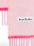Шарф с бахромой Acne Studios, розовый - фото 2