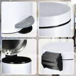 Мусорное корзина 5л  Kadax, белый - фото 6