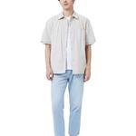 Футболка мужская GAP, серо-белая - фото 8