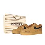 Кастомизированные кроссовки Nike Air Force 1 Unisex, коричневый - фото 4