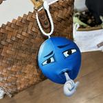 Fluffy bear Плюшевый кулон Abstract Little Blue Bean высотой 10 см - фото 2