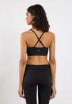 Бюстгальтер Even&Odd active LOW SUPPORT SPORTS BRA WITH FRONT RUCHING AND CROSS BACK, Black - фото 3
