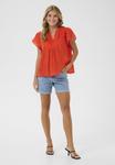 Блуза KAKARLI Kaffe, оранжевый - фото 2