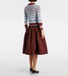 Полосатый свитер-поло Shushu/Tong, Blue Stripe - фото 3