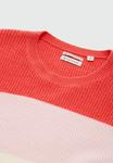 Джемпер TOM TAILOR CROPPED MIT COLOUR BLOCKING, Red Bold Block Stripe/Red - фото 3