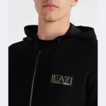 Толстовка обычного кроя Ea7, черный - фото 4