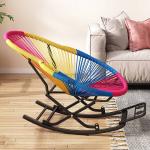 Fantasy Кресло-качалка в индустриальном стиле, усиленное, белое - фото 4