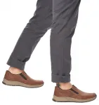 Тапочки Rieker с эластичными вставками, коричневый - фото 8