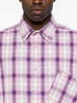 Клетчатая рубашка Erl, фиолетовый - фото 5