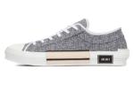 Кроссовки DIOR B23 Low Top Ruthenium Metallic Thread DIOR Oblique Jacquard - фото