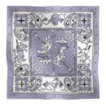 HERMES Шёлковый шарф Multicolor, Purple - фото 8