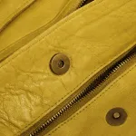 Шоппер X-Zone, натуральная кожа, желтый - фото 6