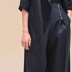 Пальто женское Hermes, черный / синий - фото 7