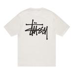 Футболка Stussy Basic Pigment Dyed Tee, белый - фото 2