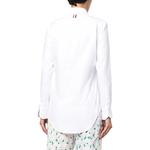 Вышитая рубашка с длинным рукавом THOM BROWNE, белый - фото 5
