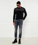 Джемпер мужской Hugo комбинированный, черный - фото 2