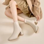 Ботильоны женские Zhr, бежевый - фото 15