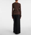 Топ-джерси Katarina The Row, Brown - фото 3