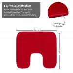 Коврик для ванной Sleepling, бордовый - фото 2