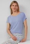 Футболка s.Oliver BLACK LABEL Basic T-shirt, Himmelblau/Light Blue - фото 5