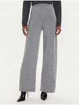 Трикотажные брюки стандартного кроя Weekend Max Mara, серый - фото