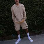 Шорты-карго Smiley Collection унисекс цвета хаки Drew House, хаки - фото 5